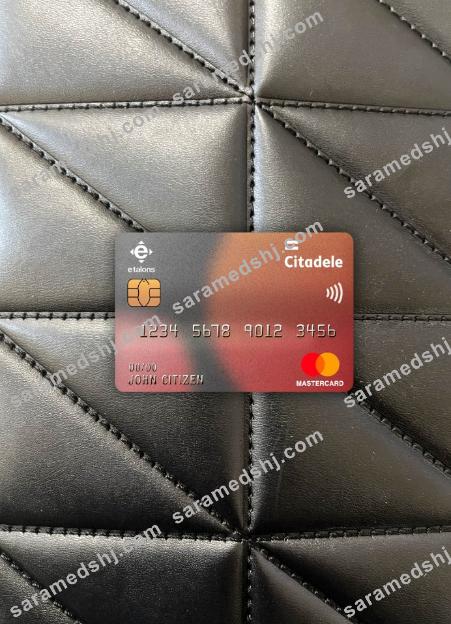 Estonia Citadele filiale AS bank master card photolook front